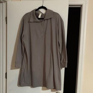 H&M Gray Long Sleeve Dress